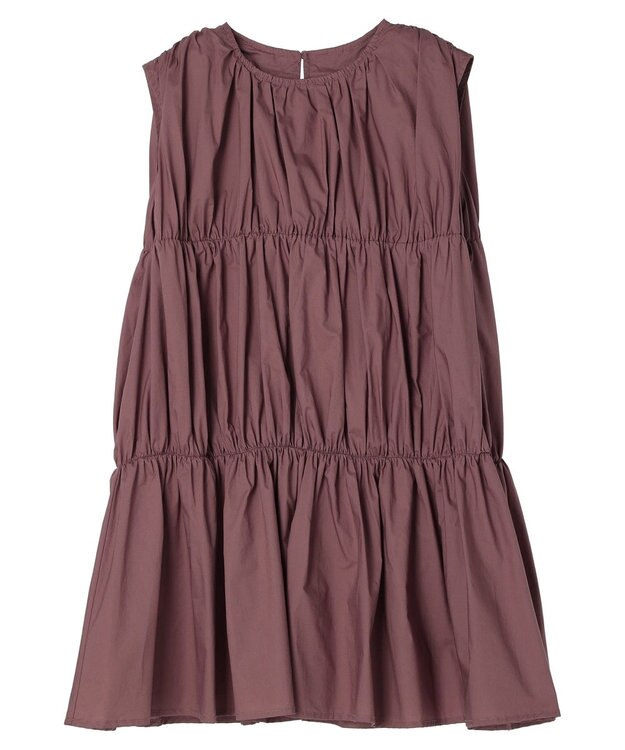 Green Parks ・ＥＬＥＮＣＡＲＥ　ＤＵＥ　ティアードノースリチュニック Brown