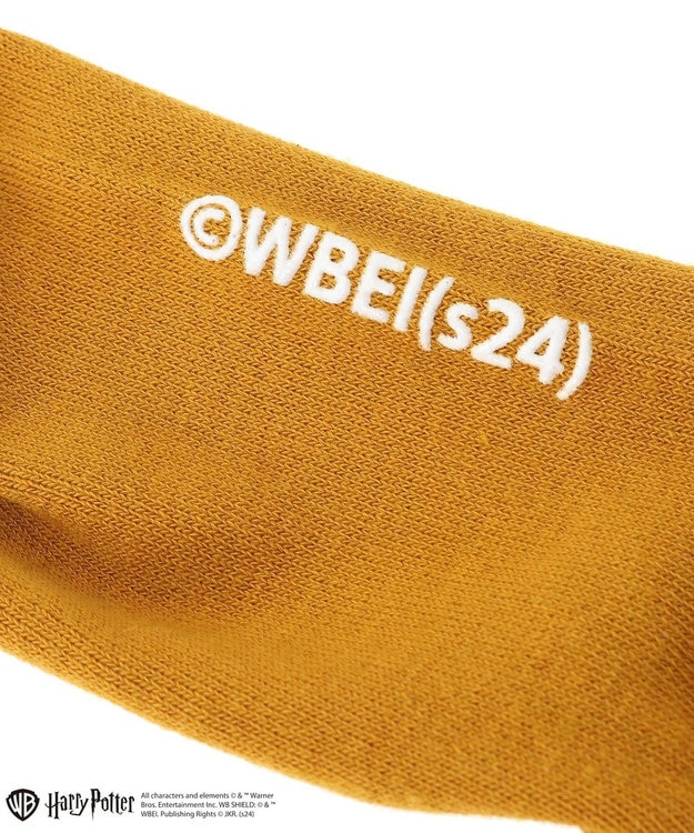 Green Parks ハリー・ポッター／ワンポイント刺繍ソックス Yellow