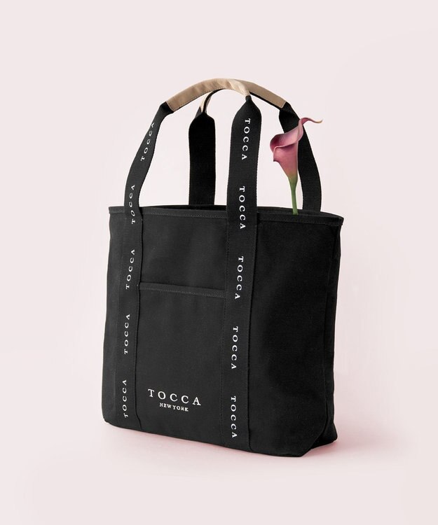 TOCCA 【WEB＆一部店舗限定】【A4サイズ対応】 DANCING TOCCA CANVASTOTE キャンバストートバッグ ブラック系