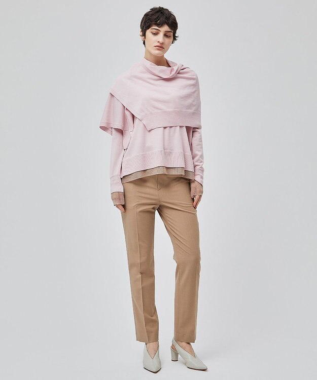 BEIGE， 【洗える】LA MONNAIE / クルーネックニット Pink