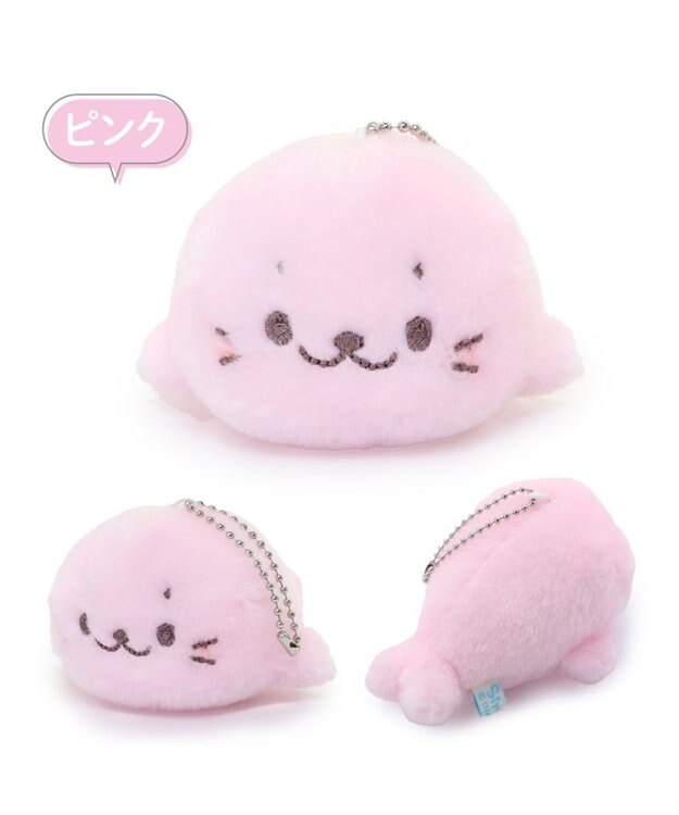 Mother garden しろたん カラーキーホルダー 10cm 【単品】 全9カラー 桃