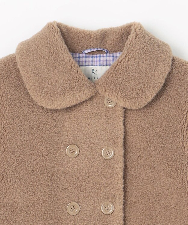 組曲 KIDS 【150-170㎝】スライバー ピーコート ブラウン