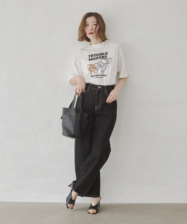 WEGO 【トムとジェリー/グレムリン/バットマン/ユニセックス着用ITEM/SMLサイズ展開】キャラクターズグラフィックT1（SS） 柄5