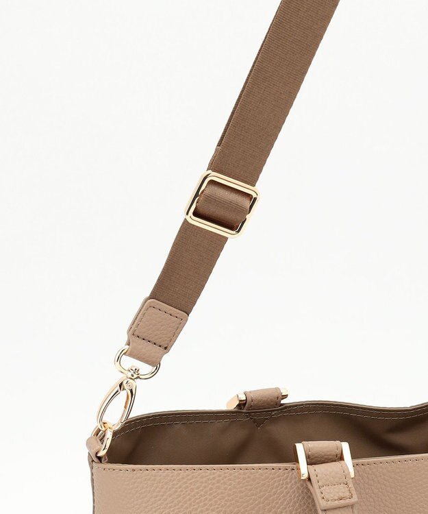 LA BAGAGERIE コンビ2WAYトートバッグ Mサイズ ベージュ