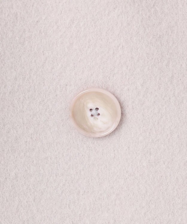 自由区 S ウールリバーダブルブレストコート ライトグレージュ