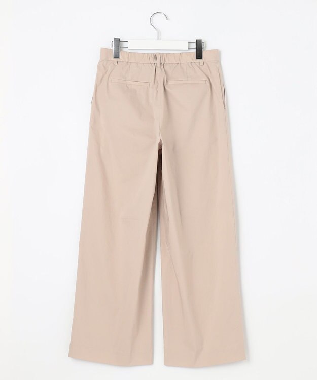 J.PRESS LADIES S 【洗える】ウェザーバイオエアフロー ワイド パンツ ベージュ系