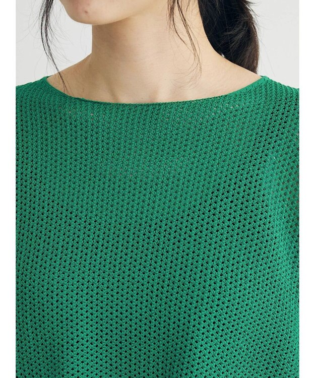 Green Parks メッシュニットプルオーバー Green