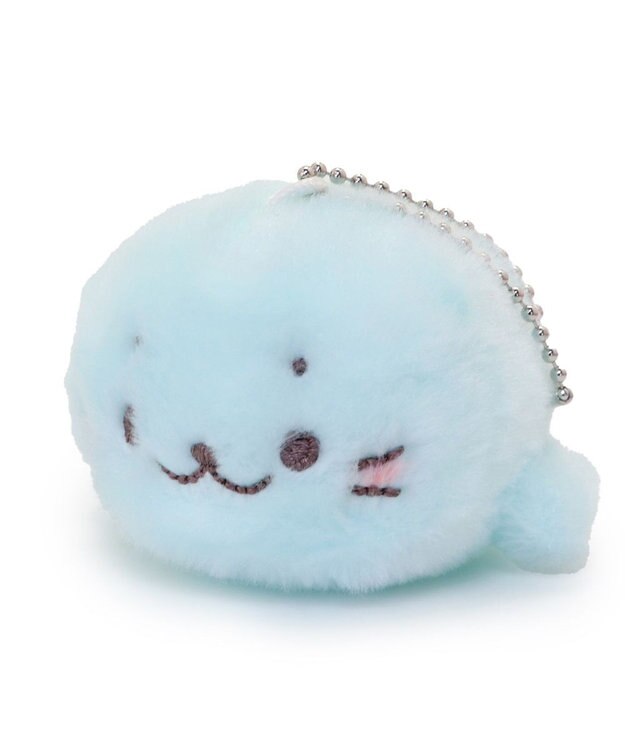 Mother garden しろたん カラーキーホルダー 10cm 【単品】 全9カラー 水色