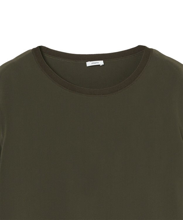 JOSEPH クレープドソワ　ブラウス　NEW RUBIN Palm Leaf