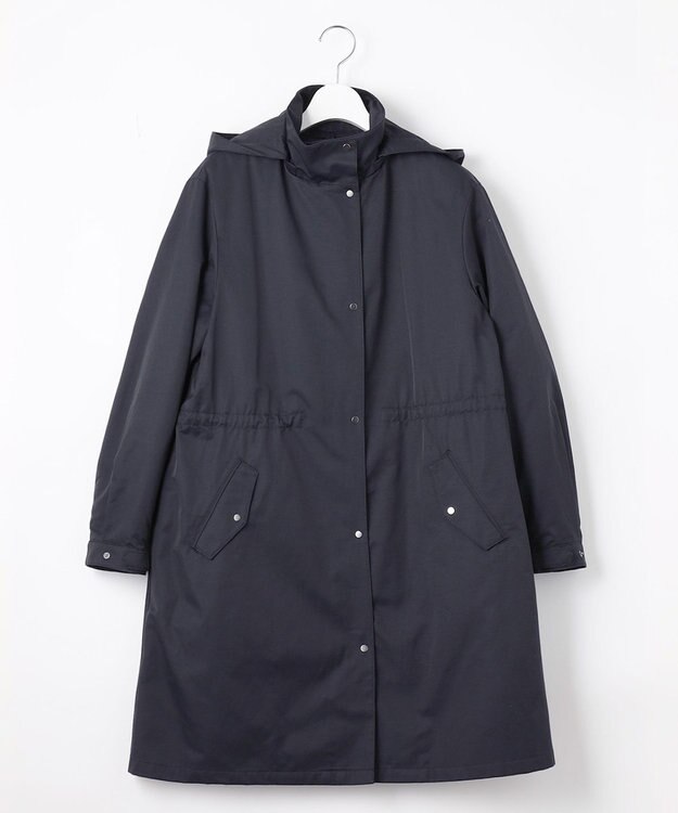 J.PRESS LADIES L VINAジェットオックス フーデッド コート ネイビー系