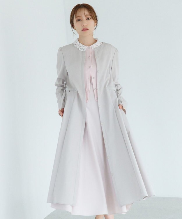 TOCCA 【chayさん着用】ROSE CHEEK 2WAY ドレス＆コート ベージュ系