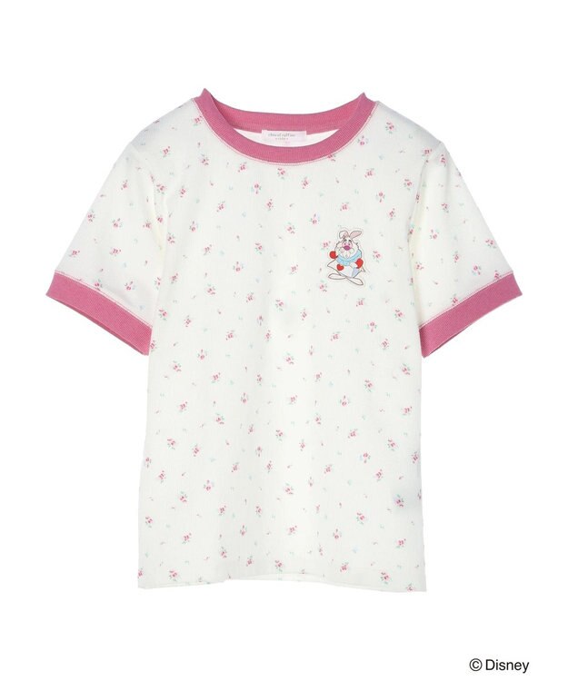 Green Parks アリス／小花ワッペンＴＥＥ Red