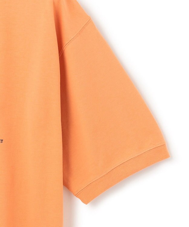 J.PRESS YORK STREET 【UNISEX】ブルドッグプリントTシャツ オレンジ系