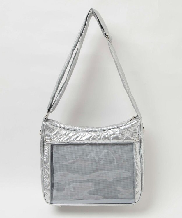 WEGO 【痛バ＆推し活グッズ】ときめきキルティング痛ショルダーS シルバー