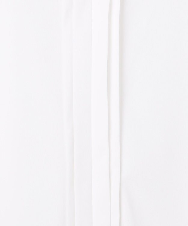 ANY SIS ジョーゼットフロントタック プルオーバー オフ×ブラック