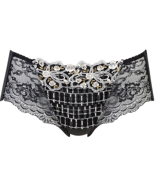 Wing ショーツ Wing Lesiage PB2960とペア 【2960シリーズ】 はきこみ丈あさめ PF2961 ウイング／ワコール ブラック