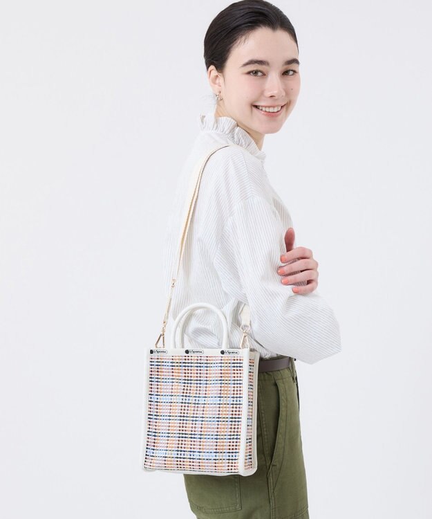 LeSportsac WOVEN MINI N/S TOTE/マルチメッシュサンド マルチメッシュサンド