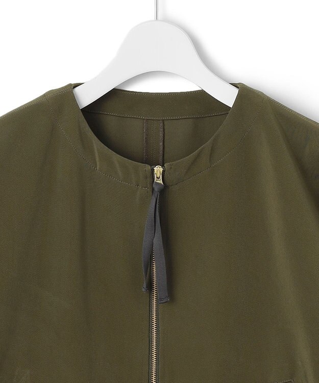 J.PRESS YORK STREET 【WOMEN】ドルマンブルゾン カーキ系