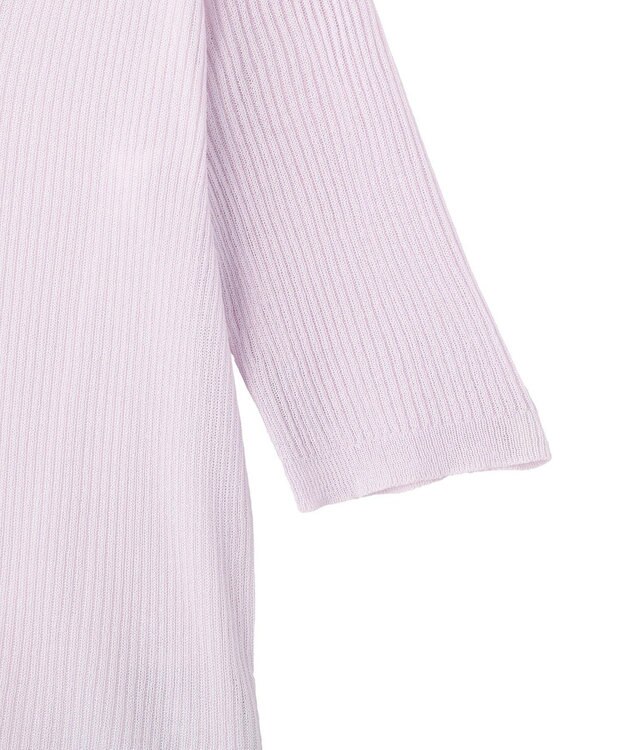 AMERICAN HOLIC 【2点セット】シアーリブヘンリーネックニット＋タンクトップ Purple