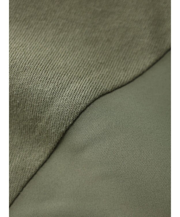 Green Parks 前ゴムドッキングカットプルオーバー Light Khaki