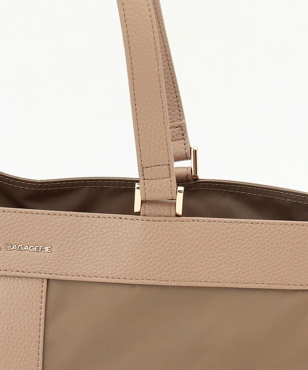 LA BAGAGERIE コンビ2WAYトートバッグ Mサイズ ベージュ