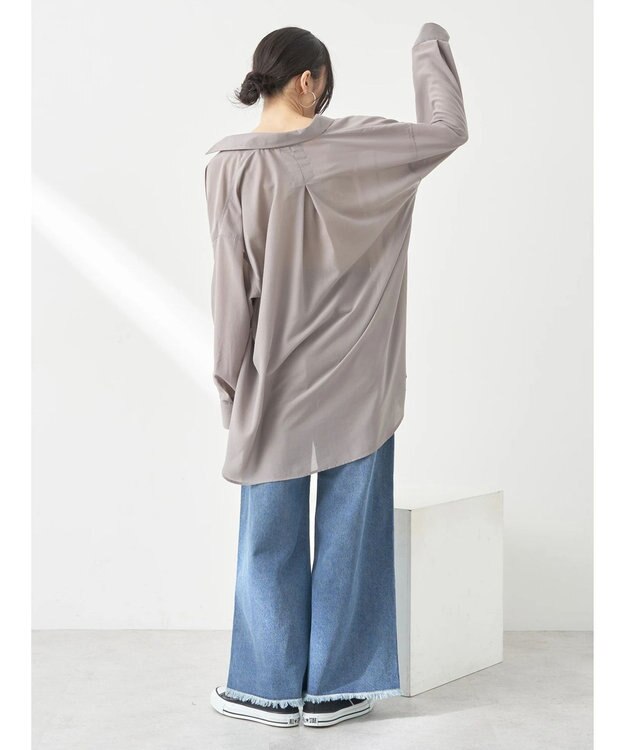 earth music&ecology サイドラインデニムパンツ Medium Indigo