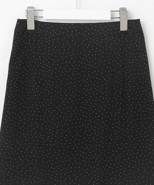 J.PRESS LADIES L 【WEB限定・洗える】フェミニッシュパウダー dots スカート ブラック系5