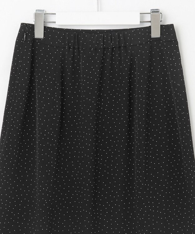 J.PRESS LADIES L 【WEB限定・洗える】フェミニッシュパウダー dots スカート ブラック系5