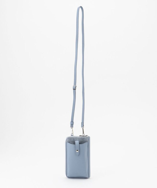 LA BAGAGERIE 【MONICA】バイカラー スマホショルダー ブルー