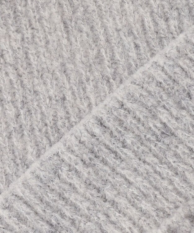 JOSEPH HOMME エクストラファインブークレ　Vネックニット ライトグレー系