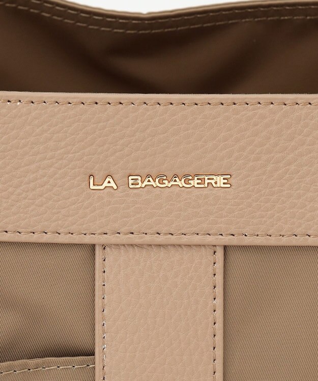 LA BAGAGERIE コンビ2WAYトートバッグ Mサイズ ベージュ