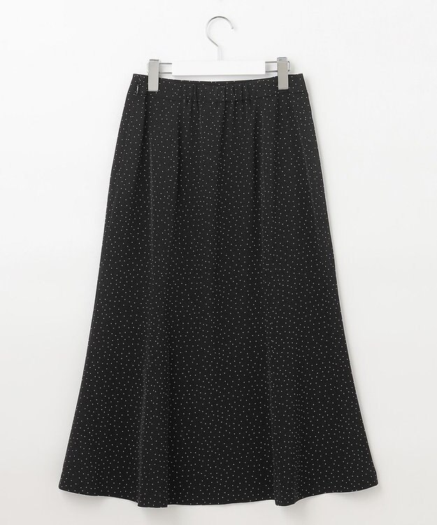 J.PRESS LADIES L 【WEB限定・洗える】フェミニッシュパウダー dots スカート ブラック系5