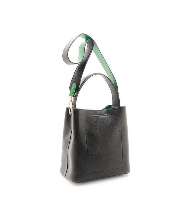 MioFIRANO ツイストロックボックスハンドバッグ 3WAY　FIRANO フィラノ BLACK