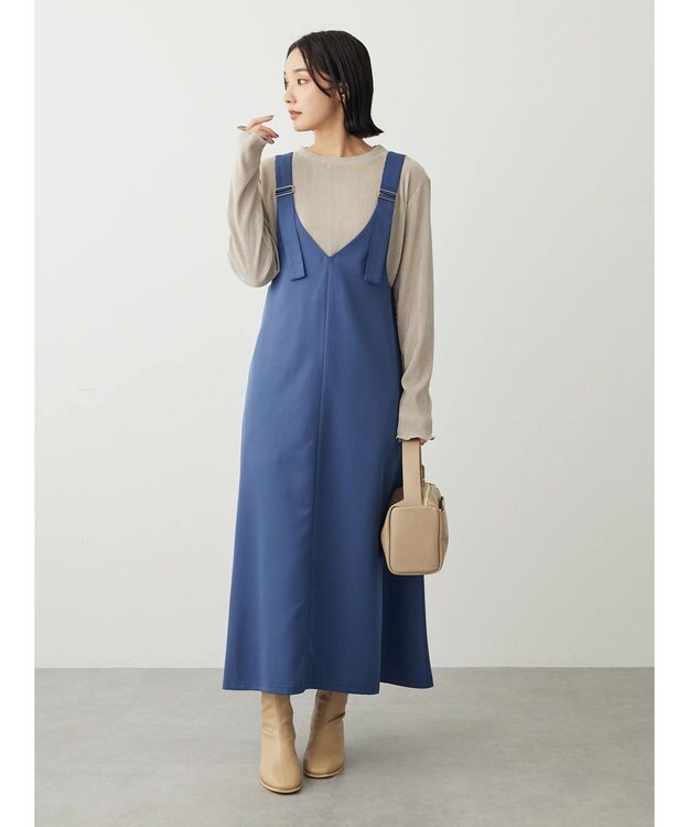 Green Parks ・ＥＬＥＮＣＡＲＥ　ＤＵＥ　Ｖネックジャンスカ Blue