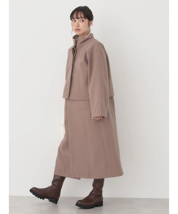 earth music&ecology マルチｗａｙコート Mocha