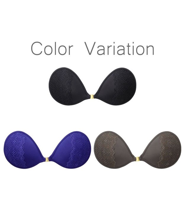 BRADELIS New York 【NuBra / ボリュームアップ】パテッドヌーブラ  ワイルド デザインヌーブラ ブラック