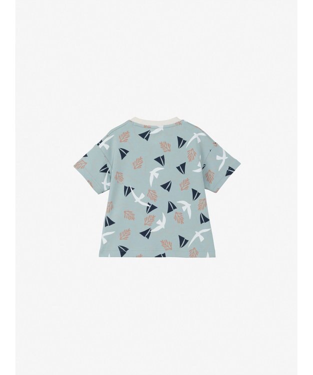 HELLY HANSEN 【キッズ・抗菌防臭・記名ラベル付】ショートスリーブグラフィックプリントティー ミスティグレー