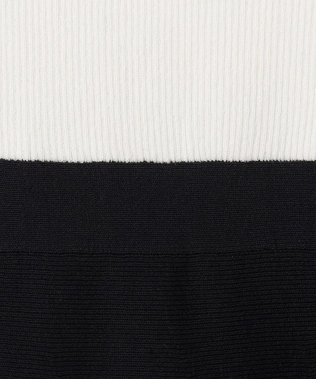 TOCCA 【洗える！】VOYAGE ニットドレス オフ×ブラック系