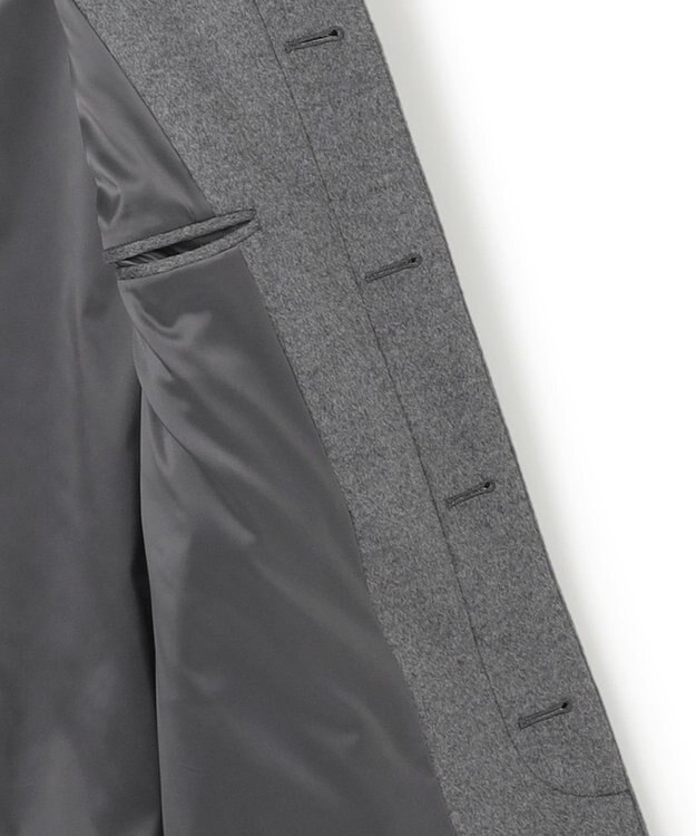 J.PRESS MEN 【WEB・一部店舗限定】ウールカシミヤビーバーステンカラー コート グレー系