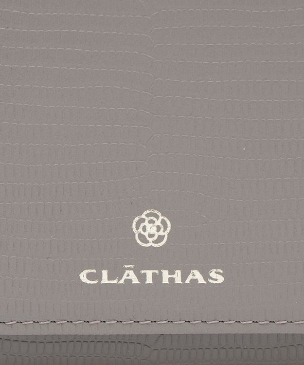 CLATHAS ペーシュ 二つ折り財布 ダークグレー