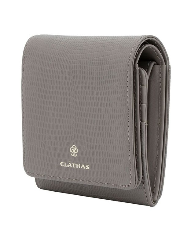 CLATHAS ペーシュ 二つ折り財布 ダークグレー