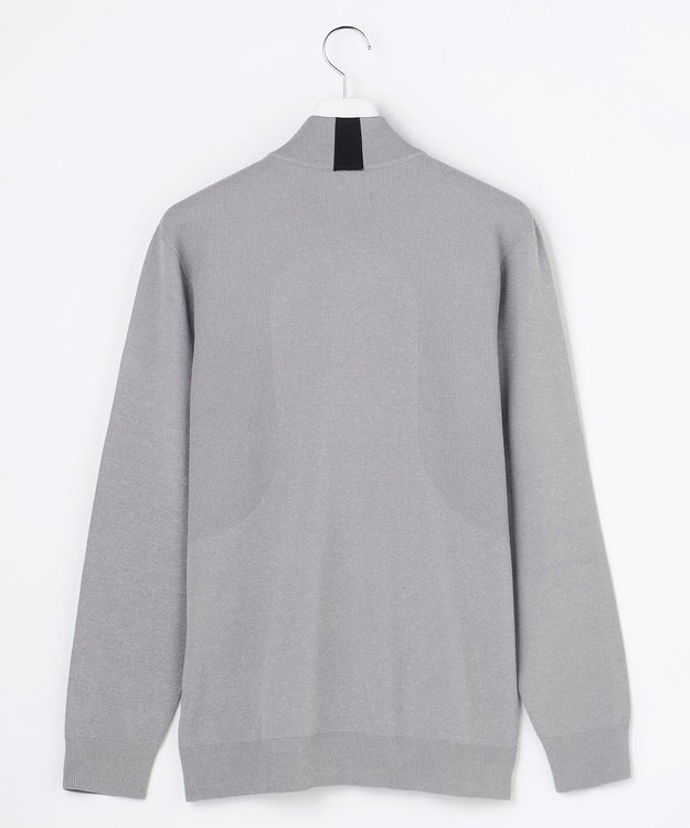 23区GOLF 【MEN】トラックジャケット ホールガーメント ニットジャケット ライトグレー系