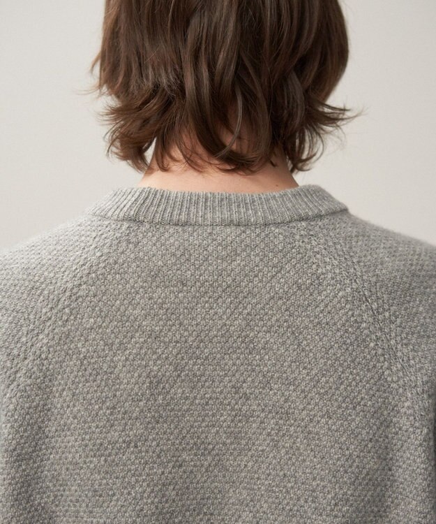 ATON LAMBS WOOL | クルーネックセーター - UNISEX GRAY