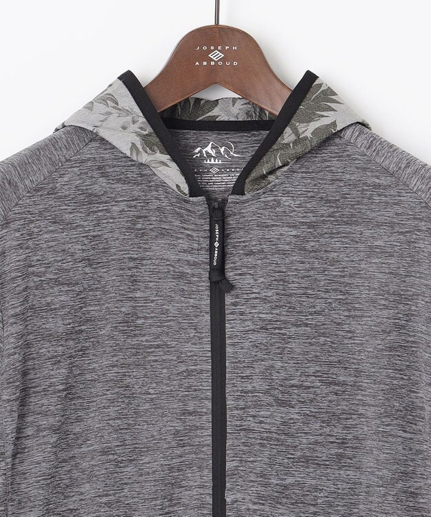 JOSEPH ABBOUD MOUNTAIN 【UNISEX】接触冷感 UV対策 クールスキンガードパーカー グレー系