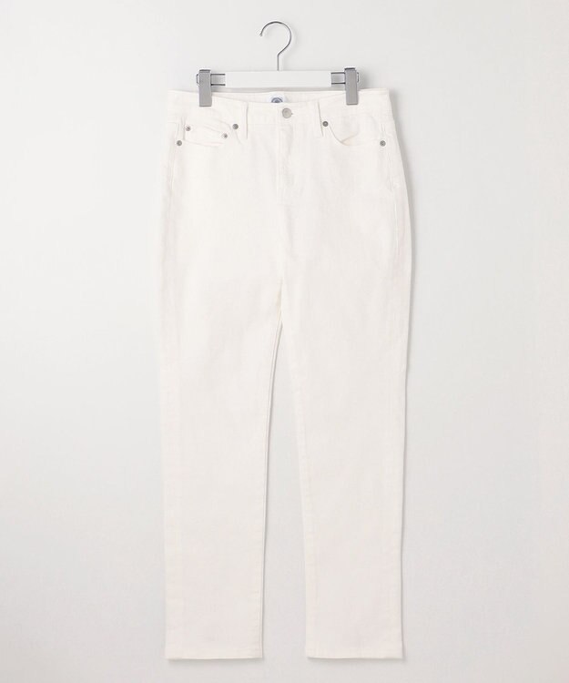 J.PRESS LADIES L 【洗える】BASIC STRETCH DENIM スキニー パンツ ホワイト系