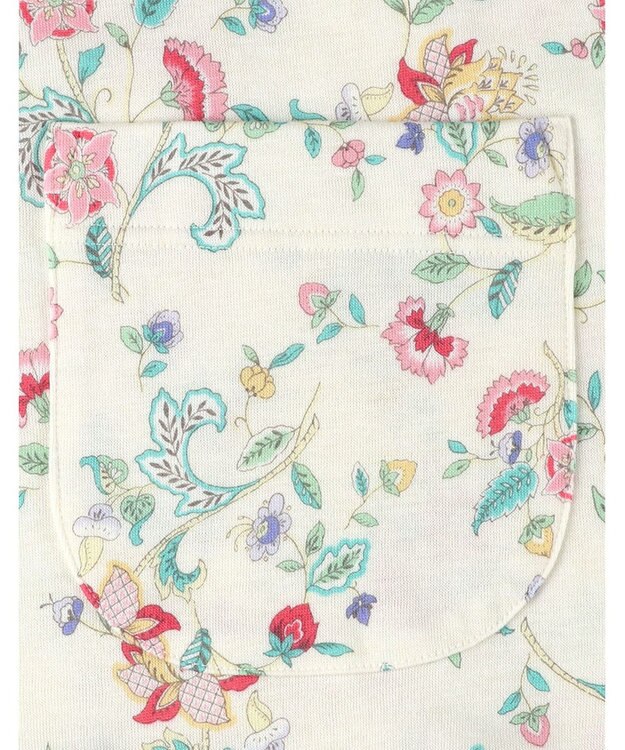 WACOAL パジャマ 長袖 長ズボン 綿混(本体) あったか ミントン 3Lまで対応 大きいサイズ レディース NDW428 /ワコール ホワイト