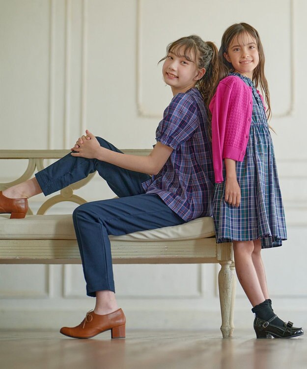 組曲 KIDS 【110-140cm】クラシック カーディガン ラズベリー系