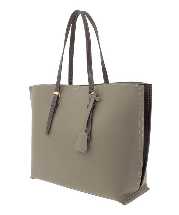 Green Parks ・ＫＯＳＳＯＲＥＣＯ　バイカラーＡ４トート Khaki