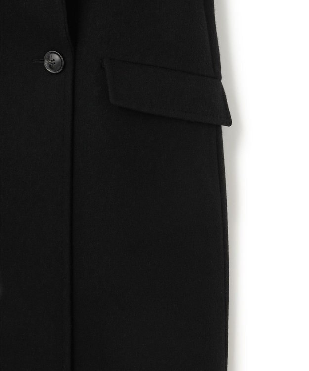 BEIGE， 【WEB限定】BORNIOL / ビックカラーコクーンコート Black