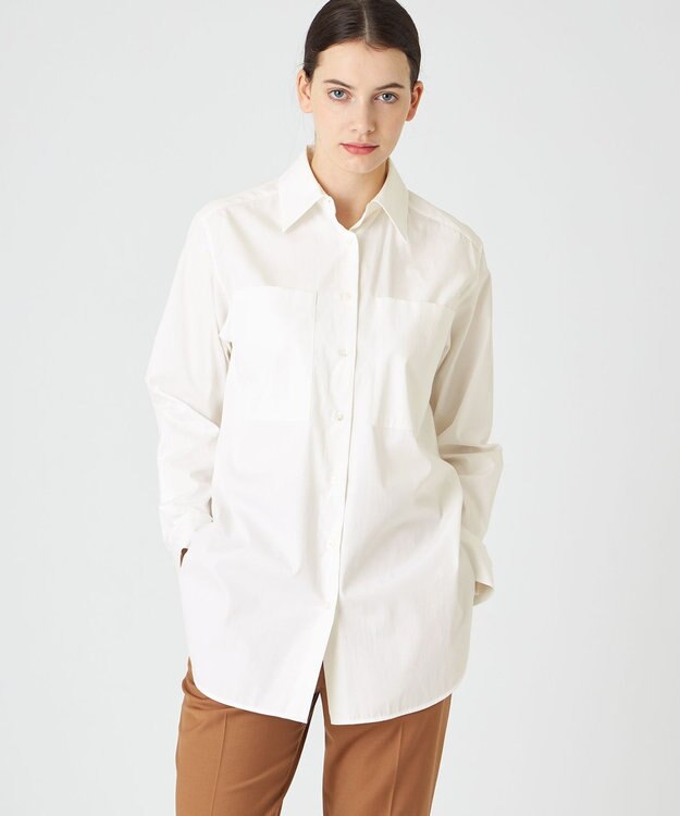 BEIGE， BAILLEUL / オーバーブラウス White